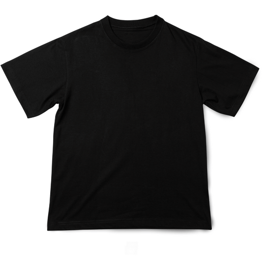 Unisex Oversized T-shirt: Solid Black