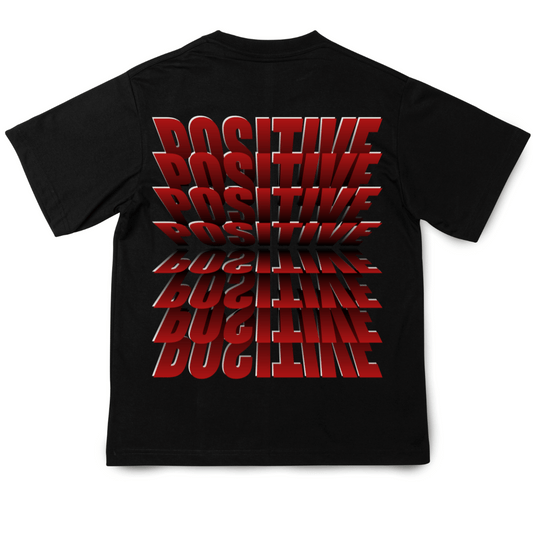 Unisex Oversized Back Print T-shirt: Positive