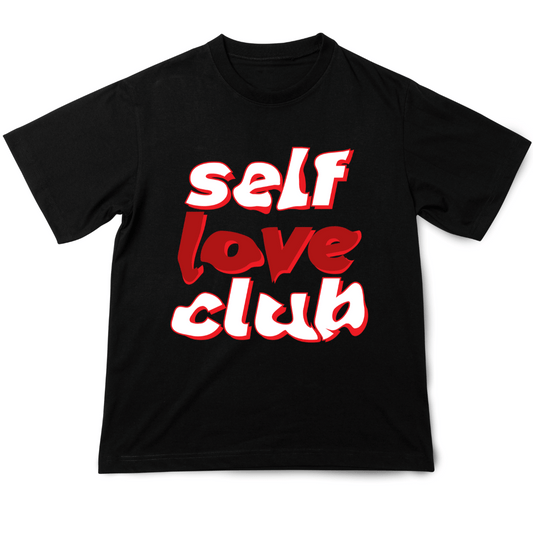 Unisex oversized T-shirt: Self Love Club